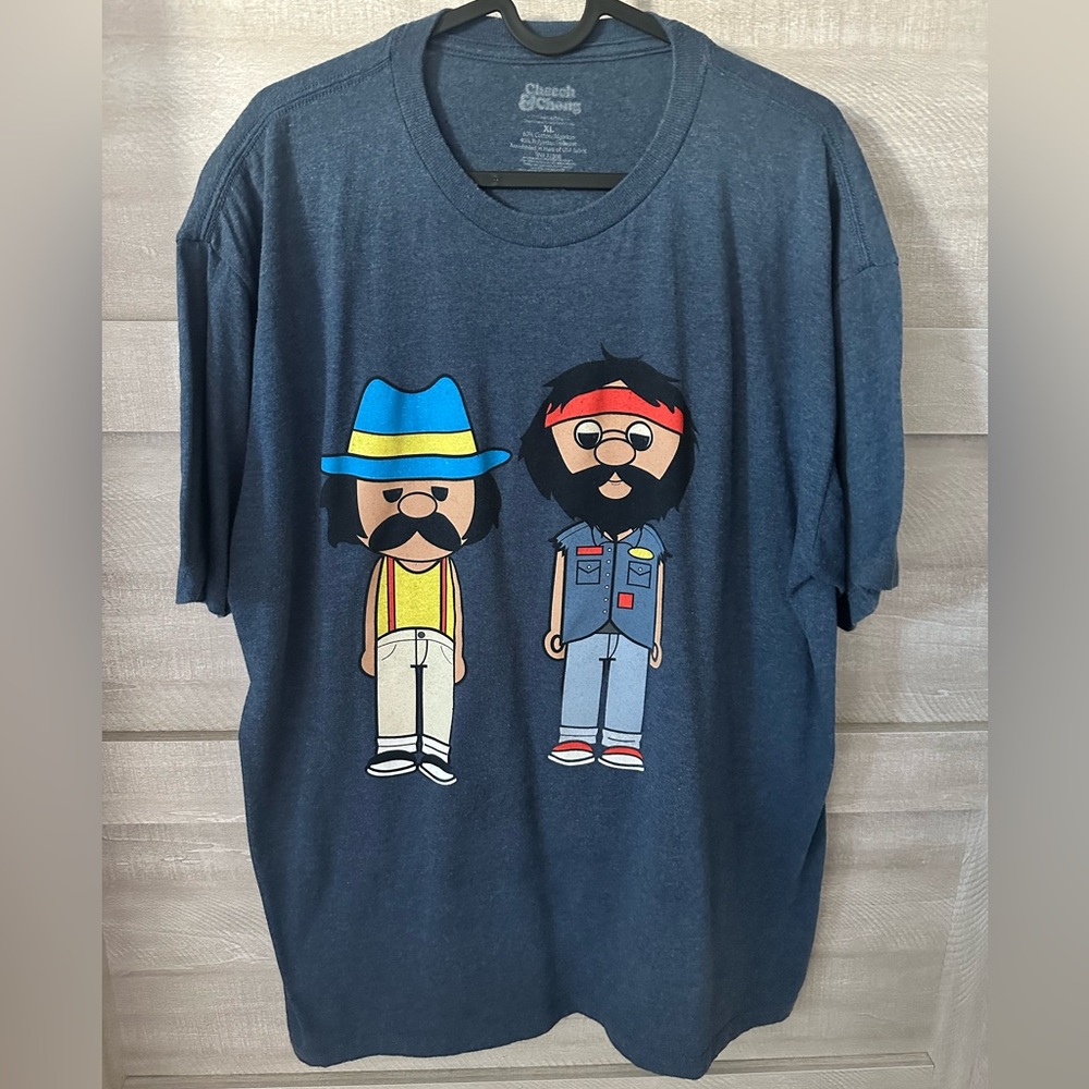 Cheech & Chong Cartoon Vintage T-shirt - XL